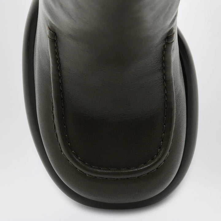Burberry - Chelsea Wedge boot in dark green leather