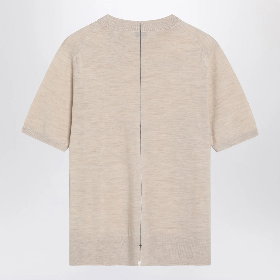 Burberry - Beige wool sweater
