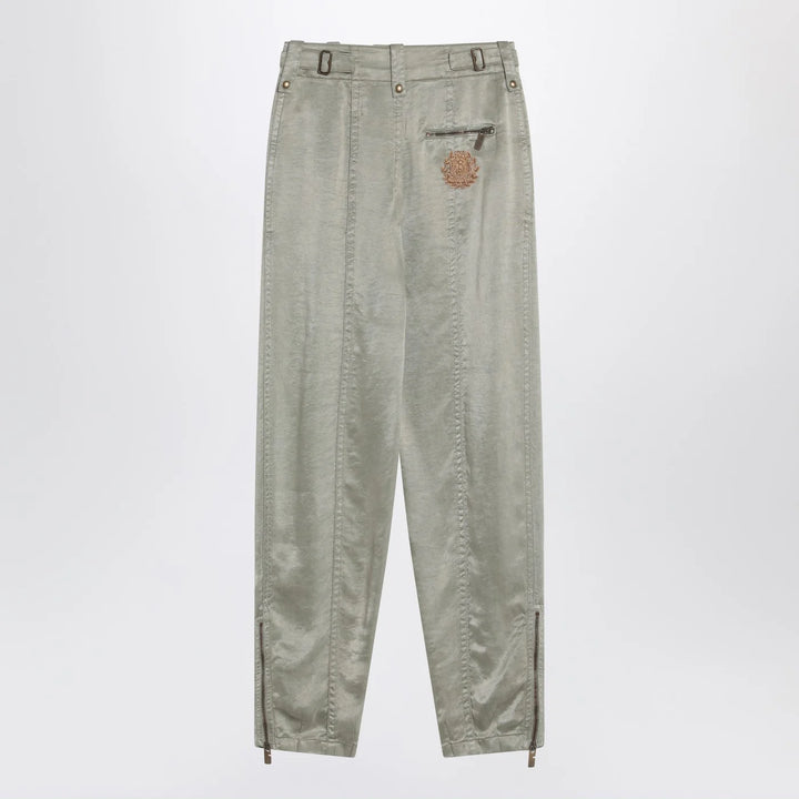 Burberry - Trousers with B Shield emblem in lyocell