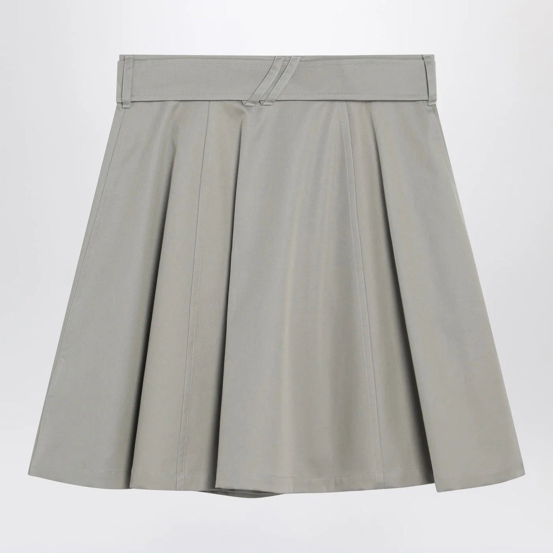 Burberry - Beige trench mini skirt in gabardine