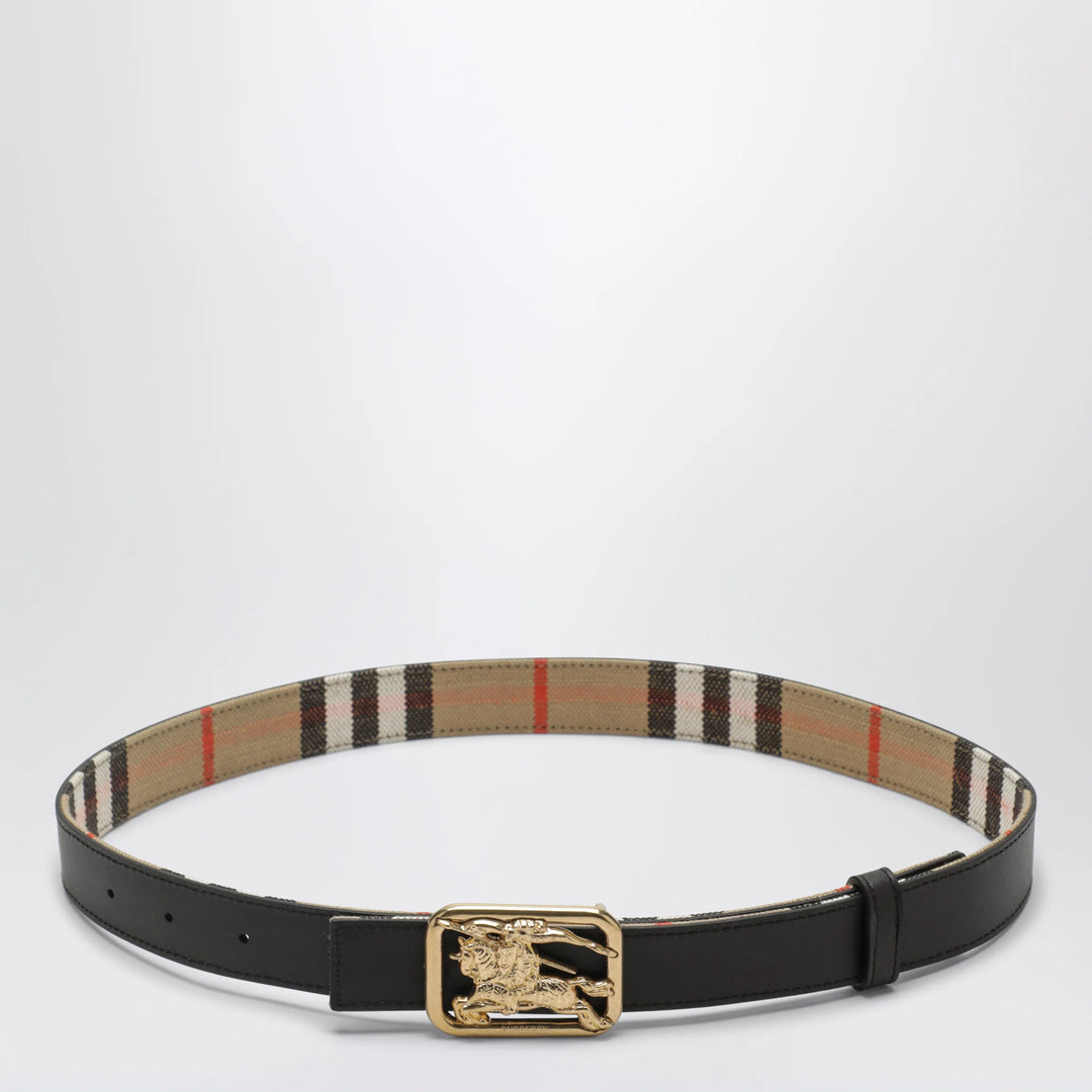 Burberry - Reversible Rider belt in sand beige/Brown Peat