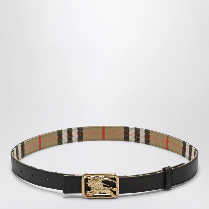 Burberry - Reversible Rider belt in sand beige/Brown Peat