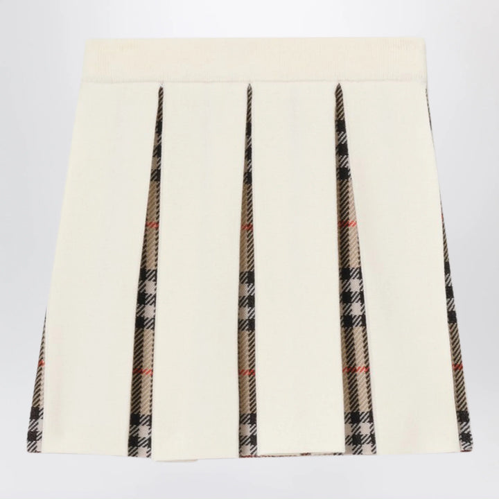 Burberry - Check wool-blend pleated skirt Brand Apparel &amp; Accessories > Clothing > Skirts 10Y