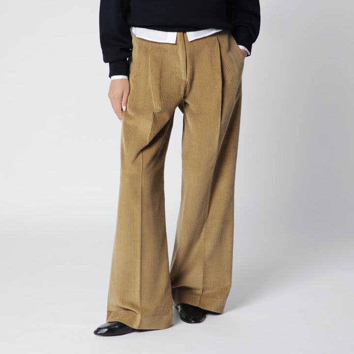 Róhe - Beige Ted Corduroy Trousers