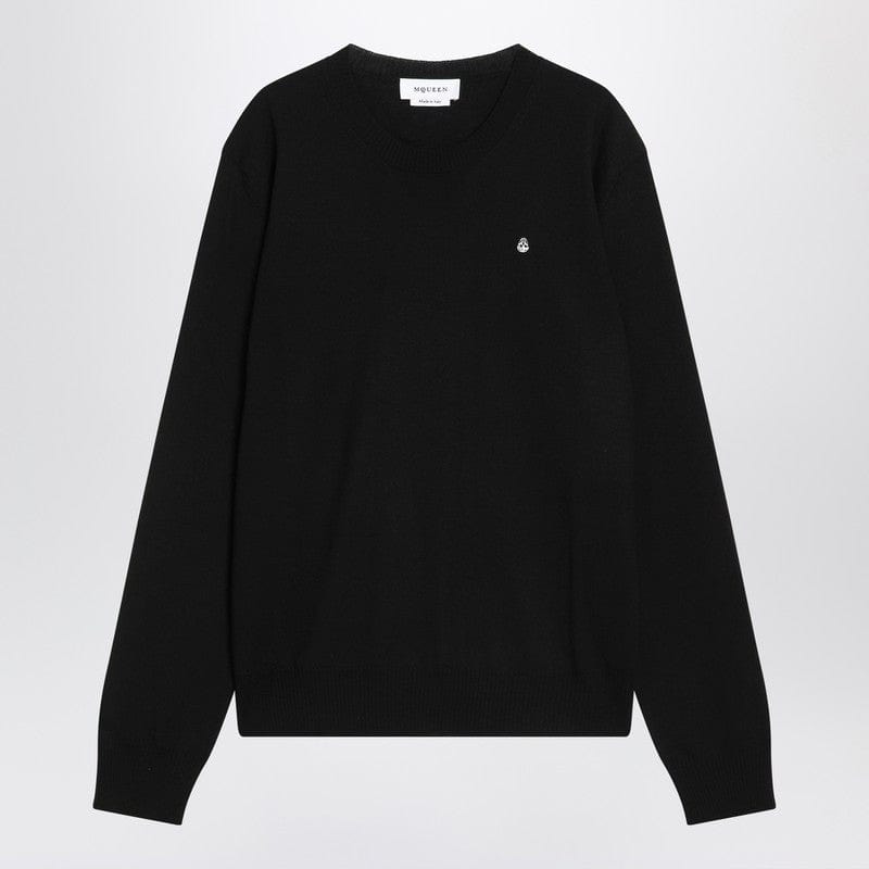 Knitwear Alexander McQueen Sweater black in wool Brand