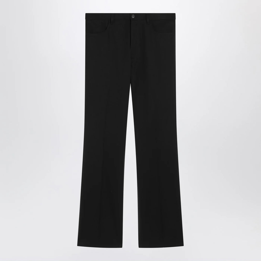 Balenciaga - Black regular fit tailored trousers