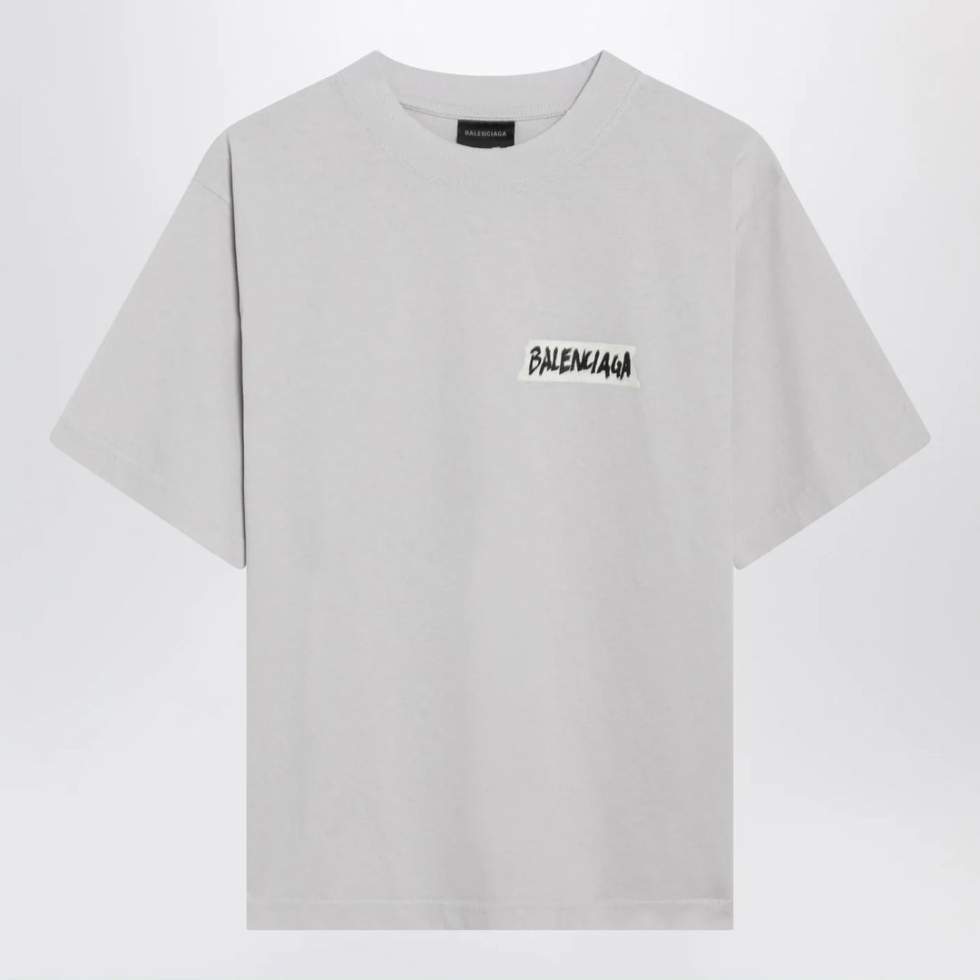 Balenciaga - White Masking Tape T-shirt, medium fit