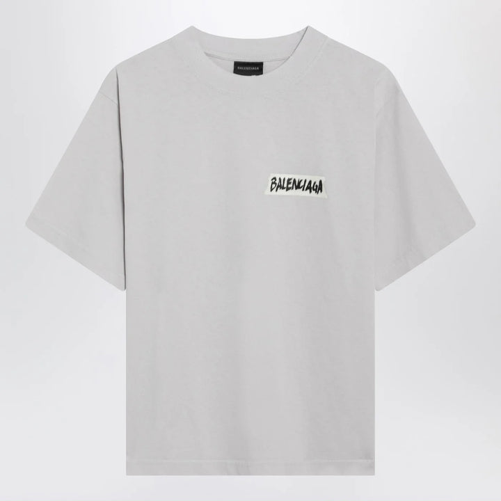 Balenciaga - White Masking Tape T-shirt, medium fit