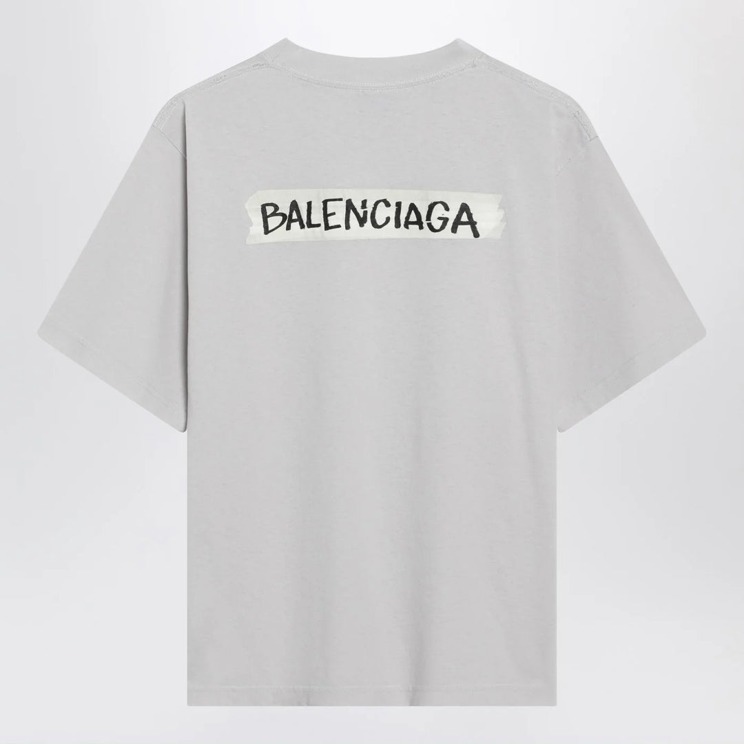 Balenciaga - White Masking Tape T-shirt, medium fit