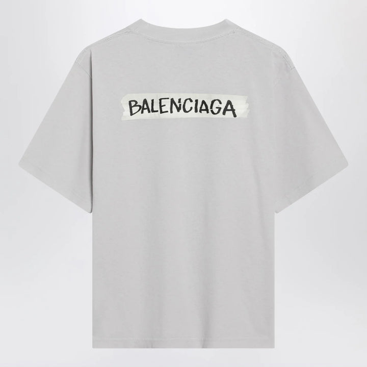 Balenciaga - White Masking Tape T-shirt, medium fit
