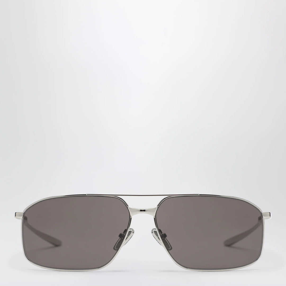 Balenciaga - Rectangular Silver/Black sunglasses