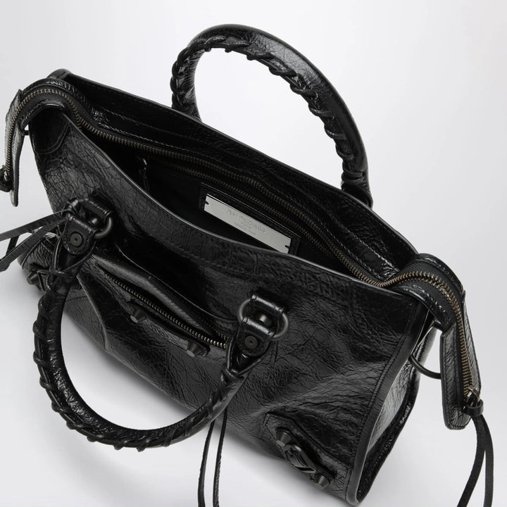 Balenciaga - Small Le City handbag in Arena lambskin black