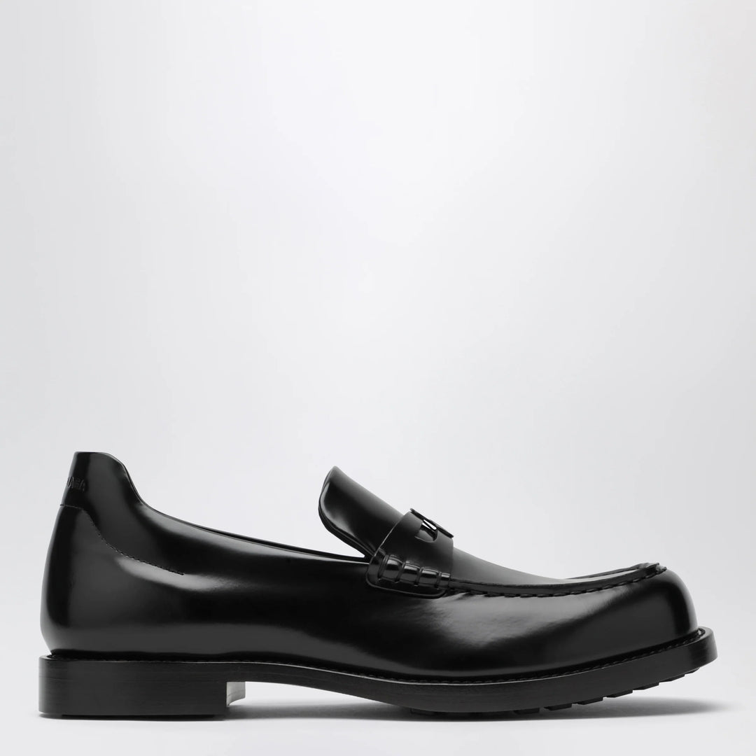 Balenciaga - Comfy loafers in shiny calfskin leather black