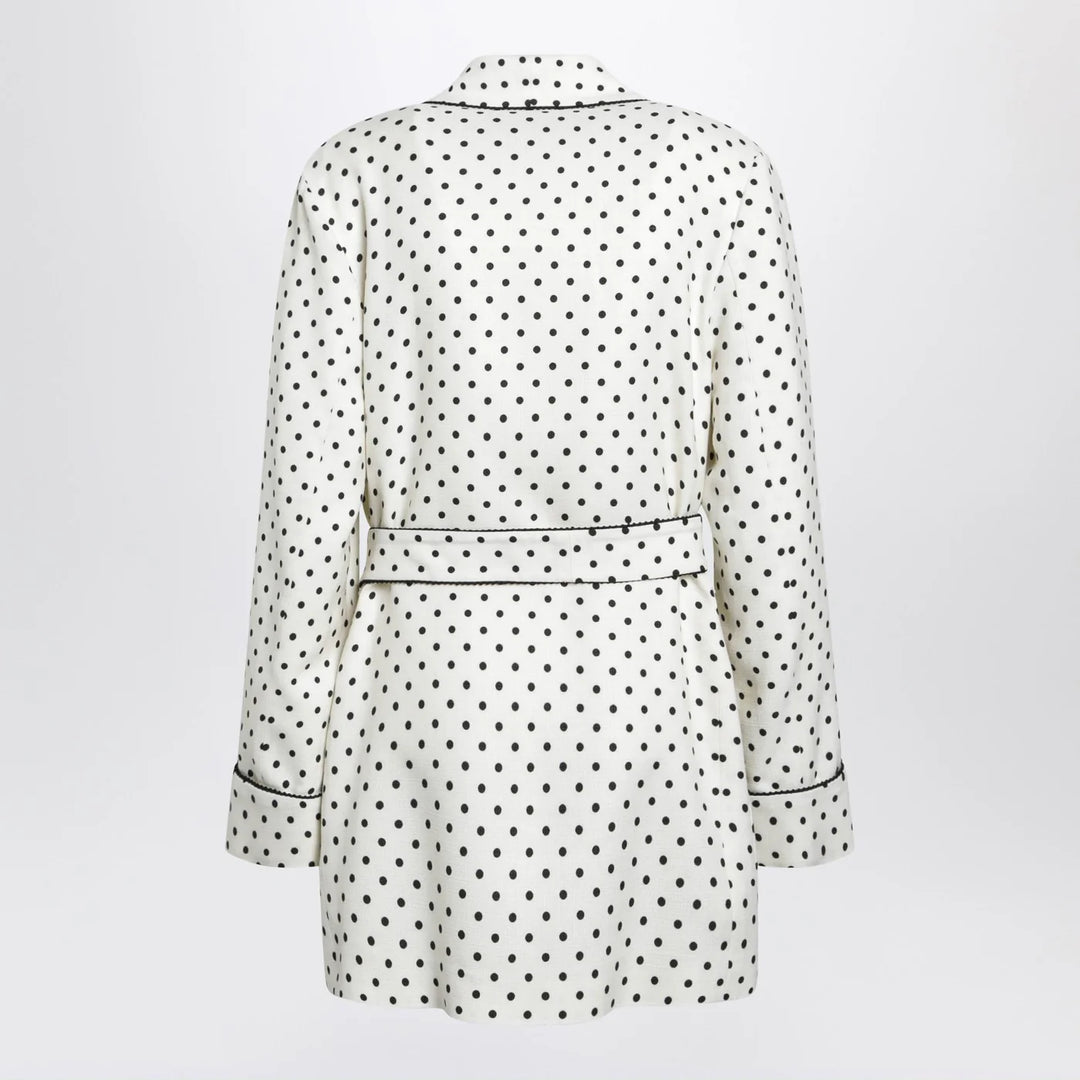 Valentino - Supergrain jacket with Plusdepois print