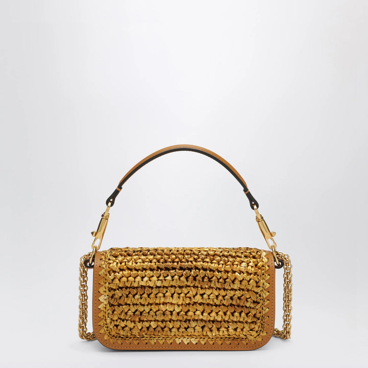 Valentino Garavani - Small woven Locò bag with VLogo Signature