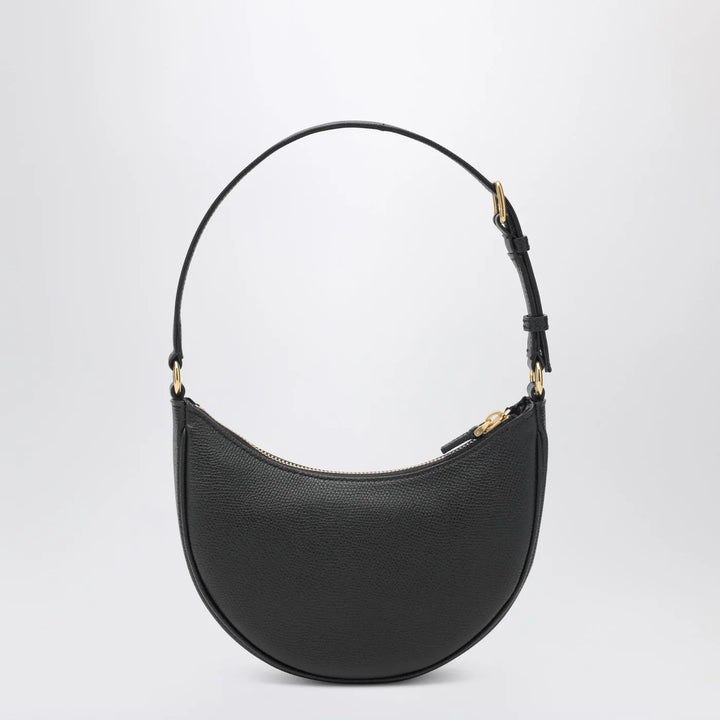 Valentino Garavani - Vlogo Signature Mini Hobo bag in black leather
