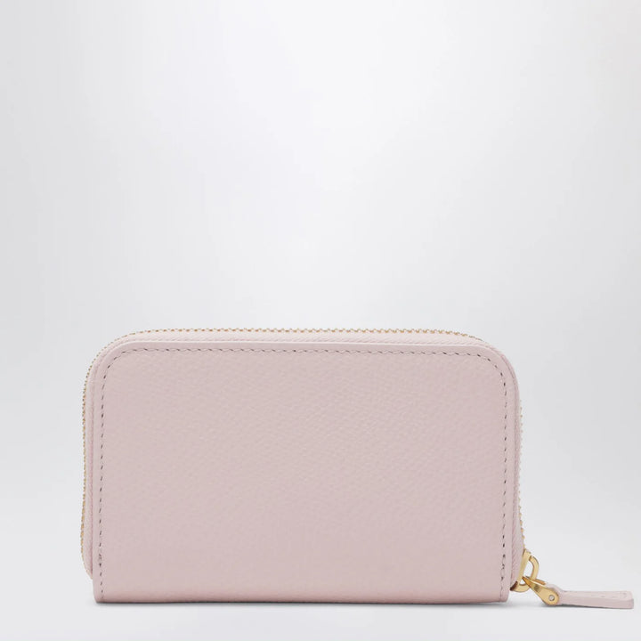 Valentino Garavani - Quartz pink Cherryfic zip-around wallet