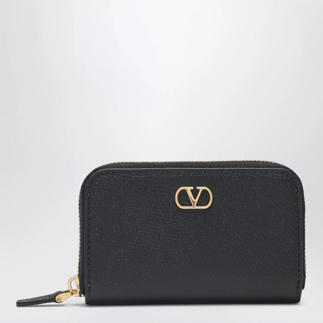 Valentino Garavani - Vlogo Signature zip wallet black