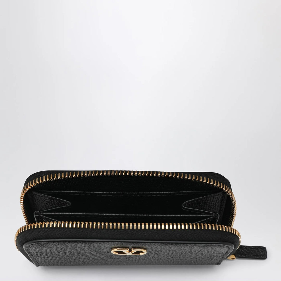 Valentino Garavani - Vlogo Signature zip wallet black