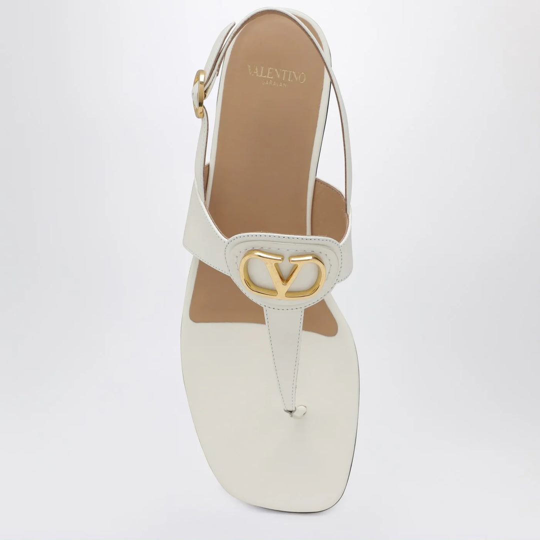 Valentino Garavani - Ivory VLogo Signature Thong Sandals