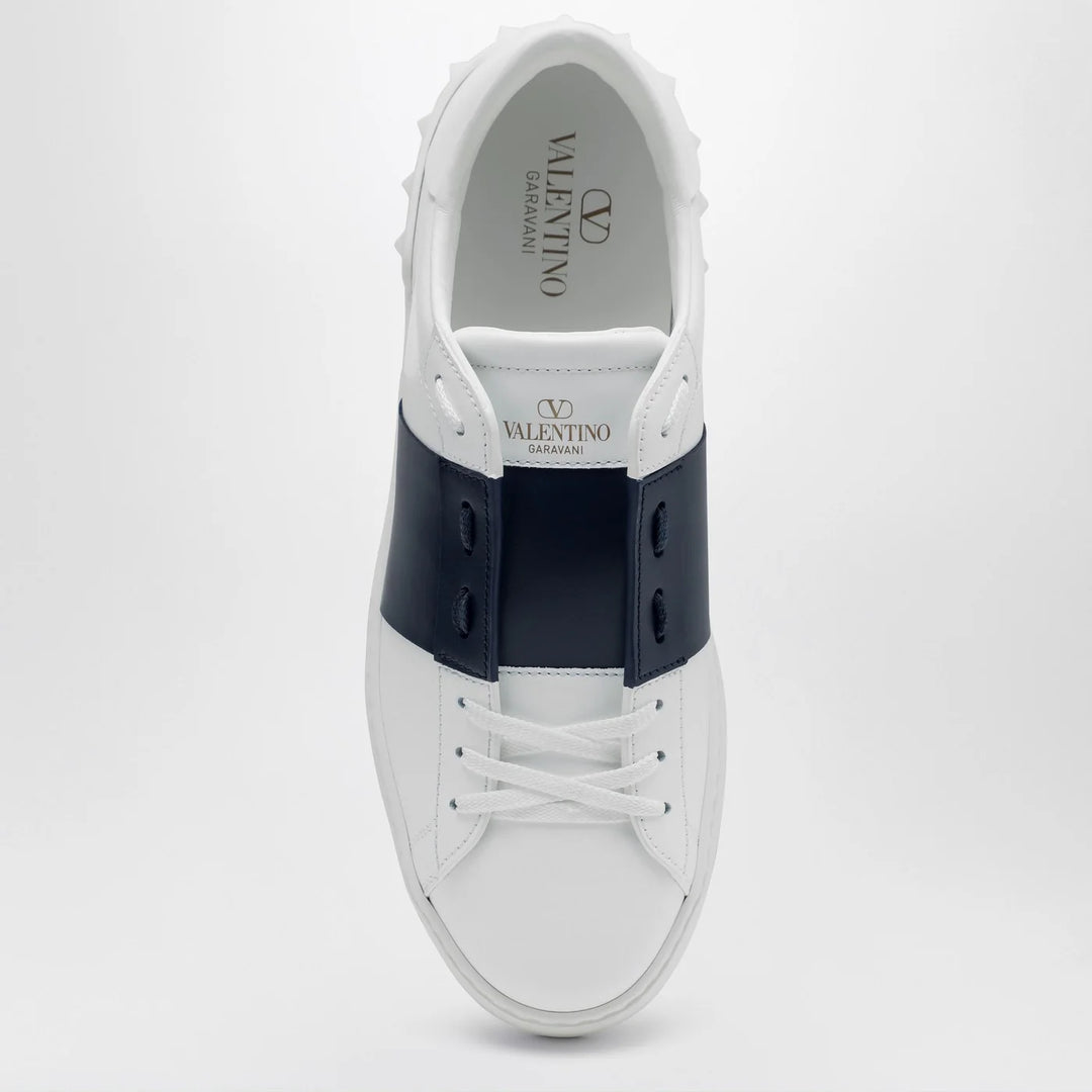Valentino Garavani - White/Dark blue Open Sneakers