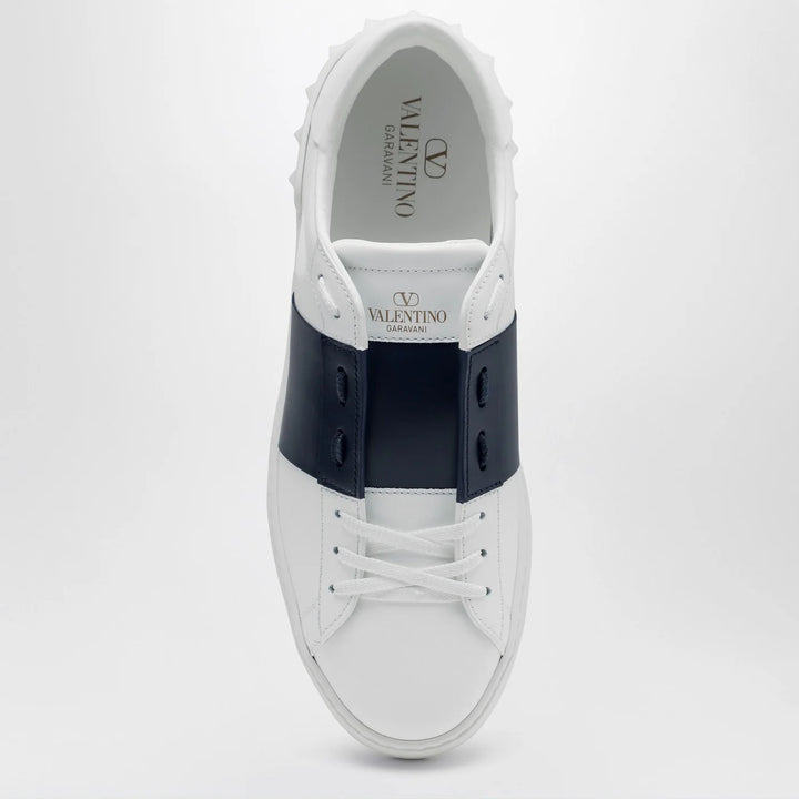 Valentino Garavani - White/Dark blue Open Sneakers
