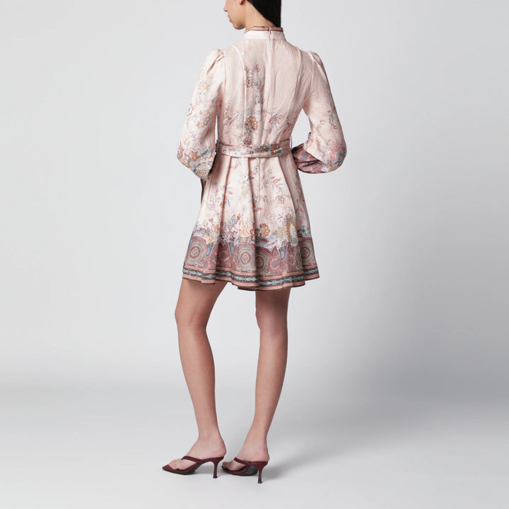 ZIMMERMANN - Pink Paisley Alchemy mini dress