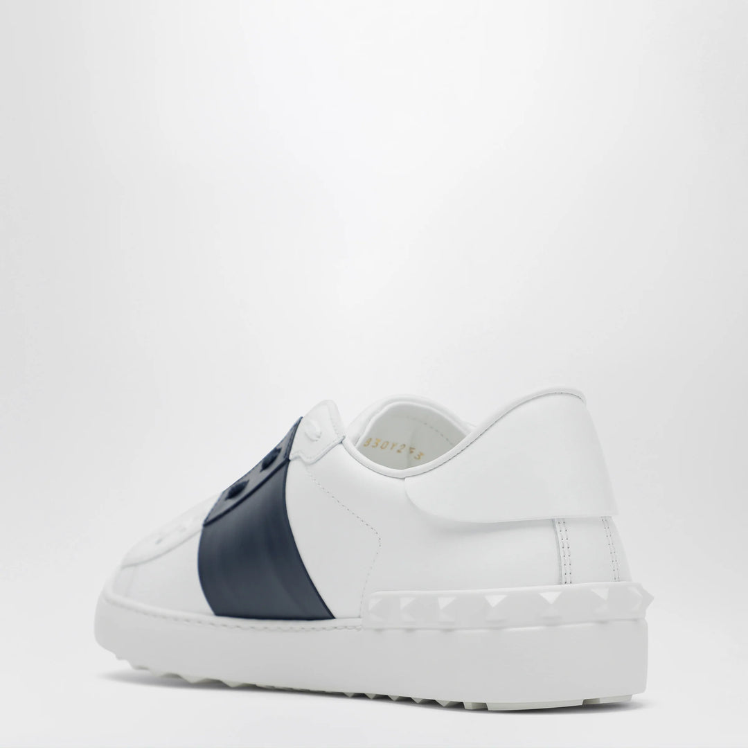 Valentino Garavani - Open sneakers in white/navy blue