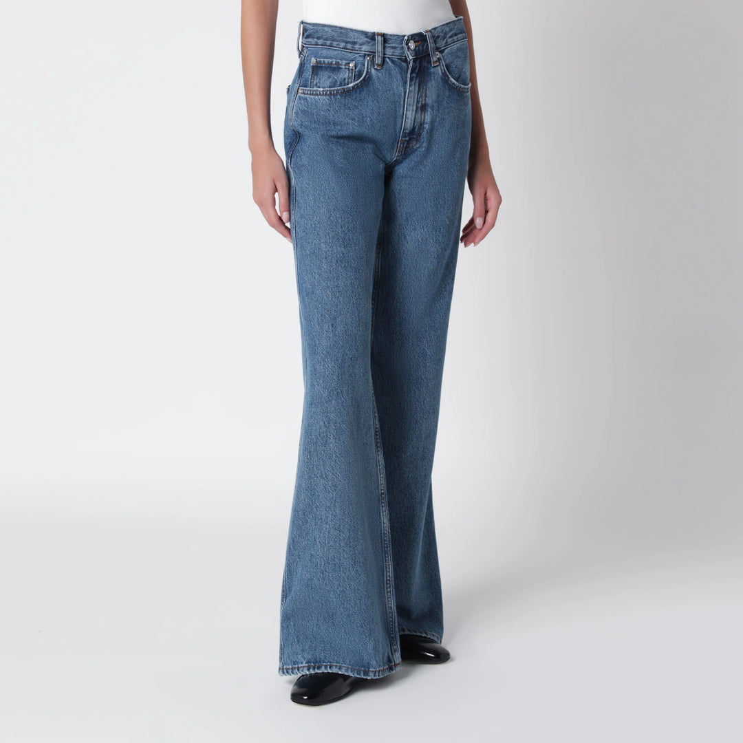 ANINE BING - Wyatt flared jeans in Freshwater Blue wash