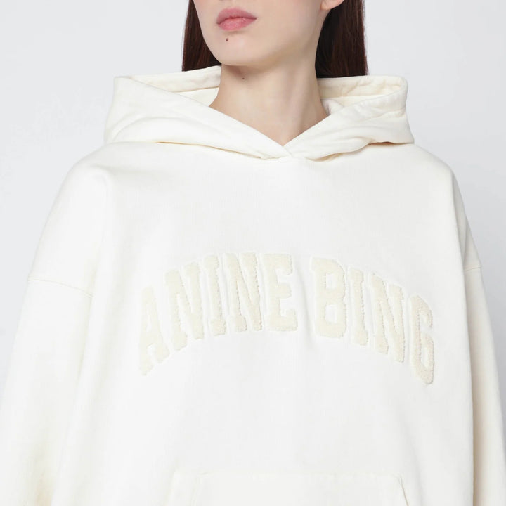 ANINE BING - Cream Harvey hoodie