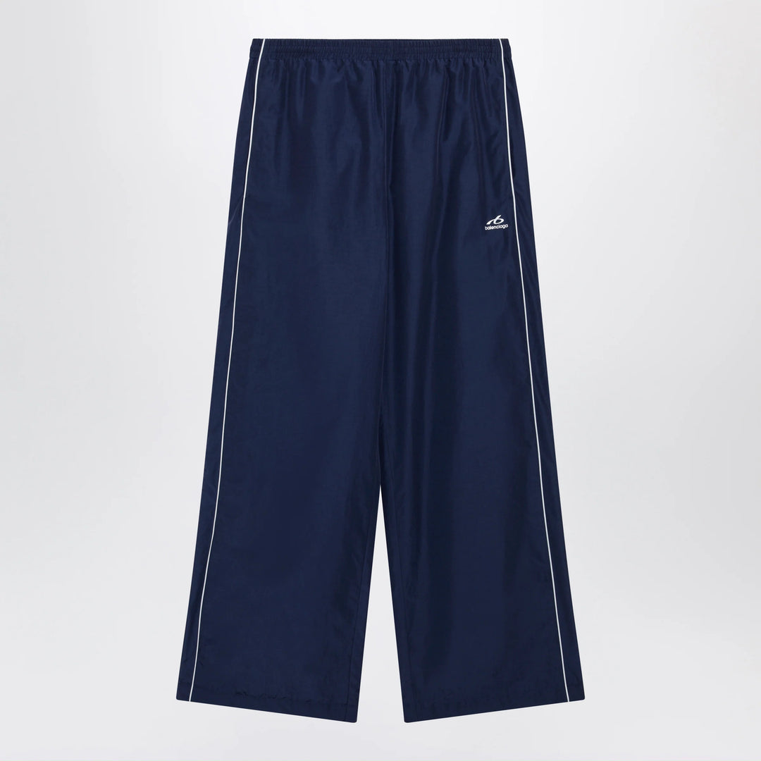 Balenciaga - Bodies track pants in dark navy poplin