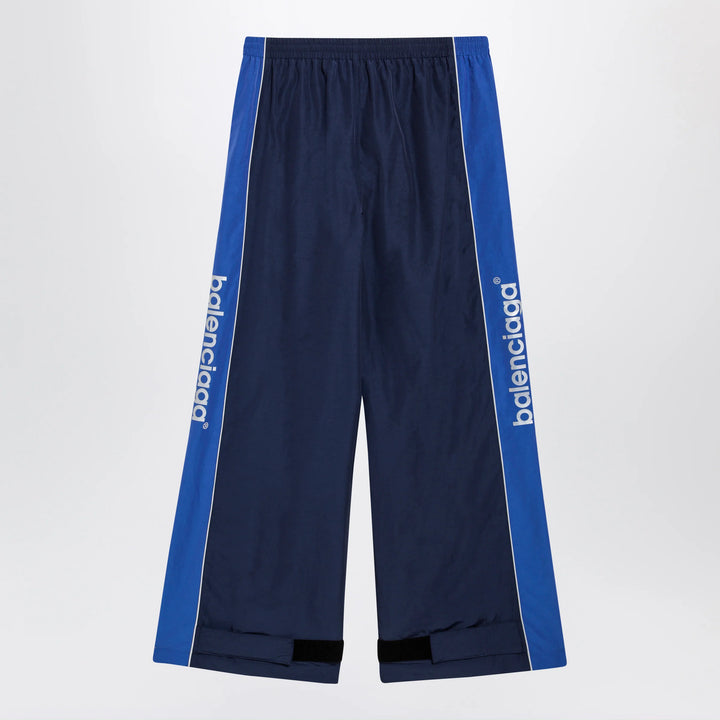 Balenciaga - Techwear jogger pants in navy blue cotton blend