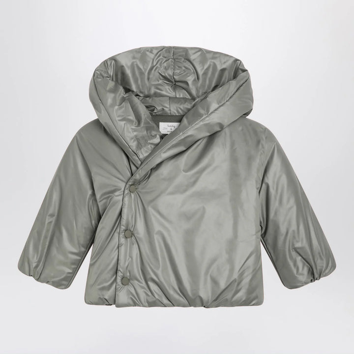 Teddy &amp; Minou - Fir green hooded puffer jacket