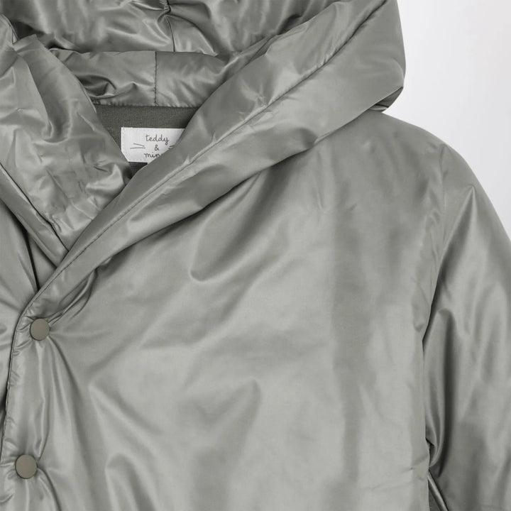 Teddy &amp; Minou - Fir green hooded puffer jacket