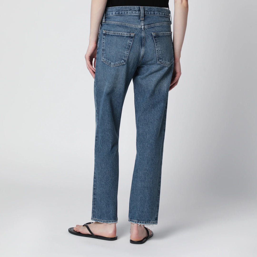 AGOLDE - Romney jeans in medium indigo denim