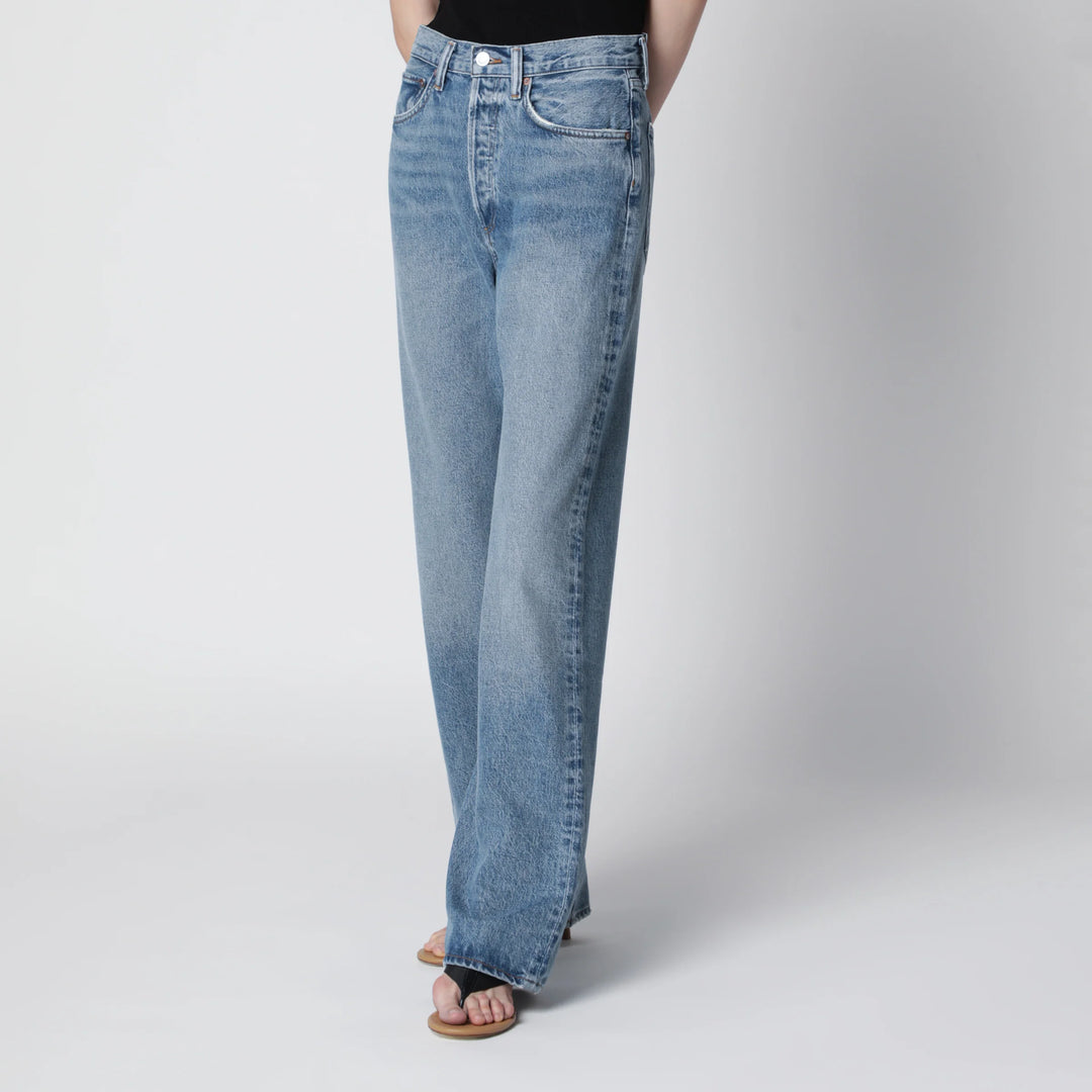 AGOLDE - Vintage loose jeans in medium indigo denim
