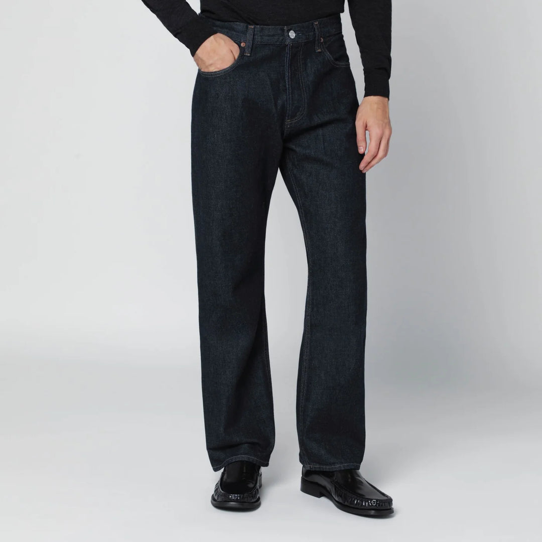 AGOLDE - Dark blue regular jeans