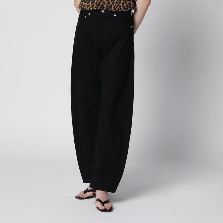 AGOLDE - Luna Jeans In Black Cover Denim