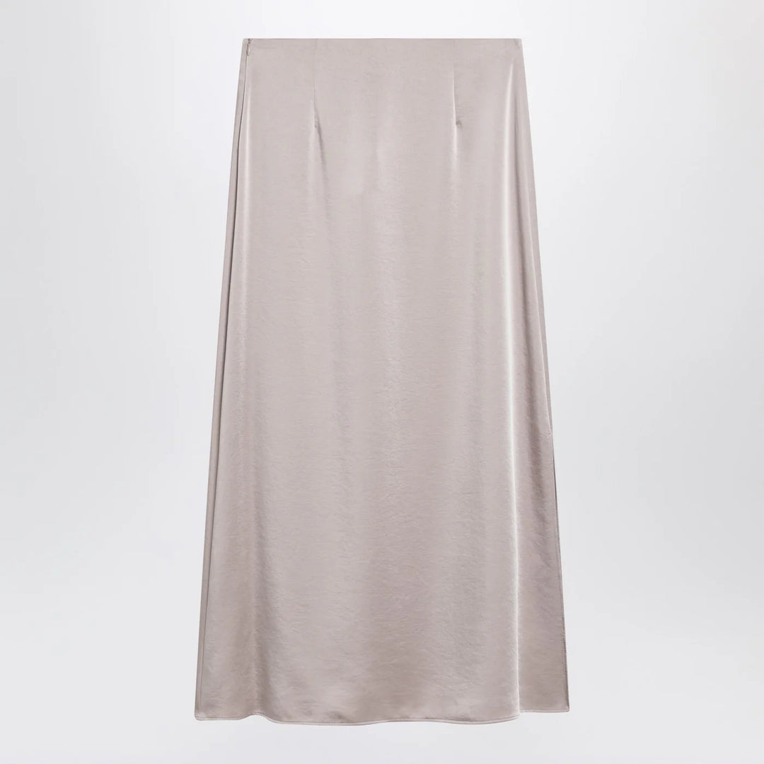 Weekend Max Mara - Blush satin midi skirt