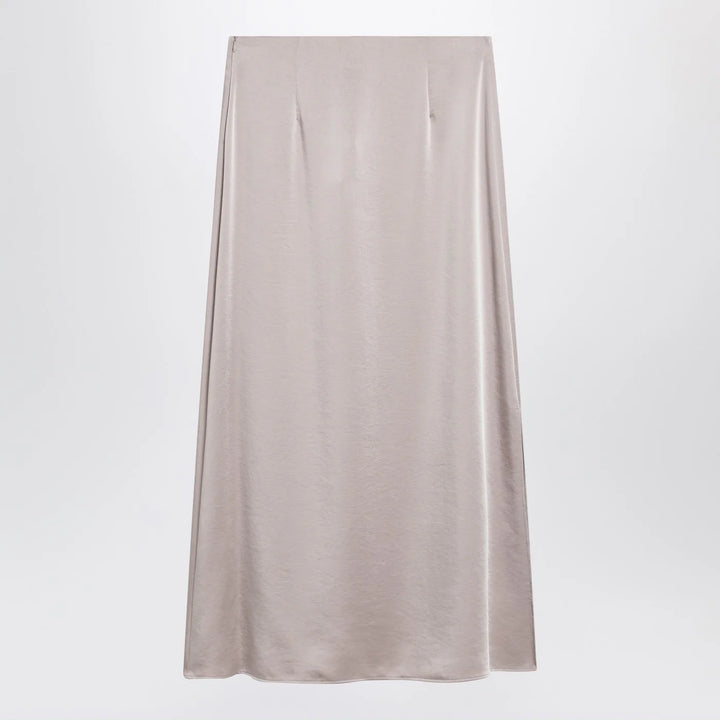 Weekend Max Mara - Blush satin midi skirt