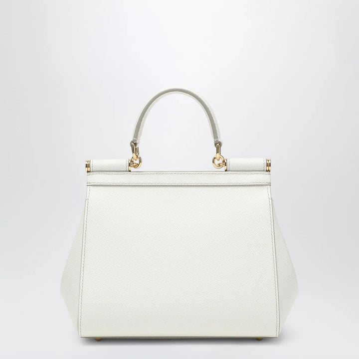Dolce&amp;Gabbana - Sicily medium top-handle bag in white