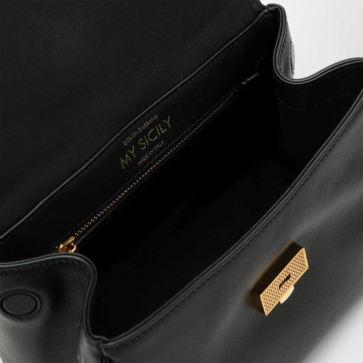 Dolce&amp;Gabbana - Shoulder bag My Sicily in black leather