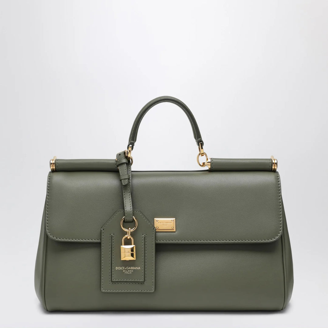 Dolce&amp;Gabbana - My Sicily handbag in military green leather