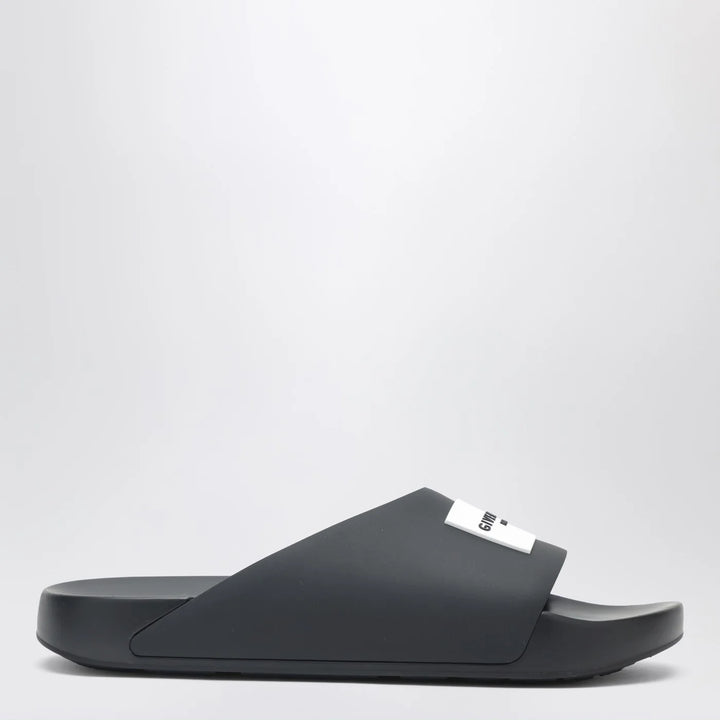 Givenchy - Label flat mules in black rubber