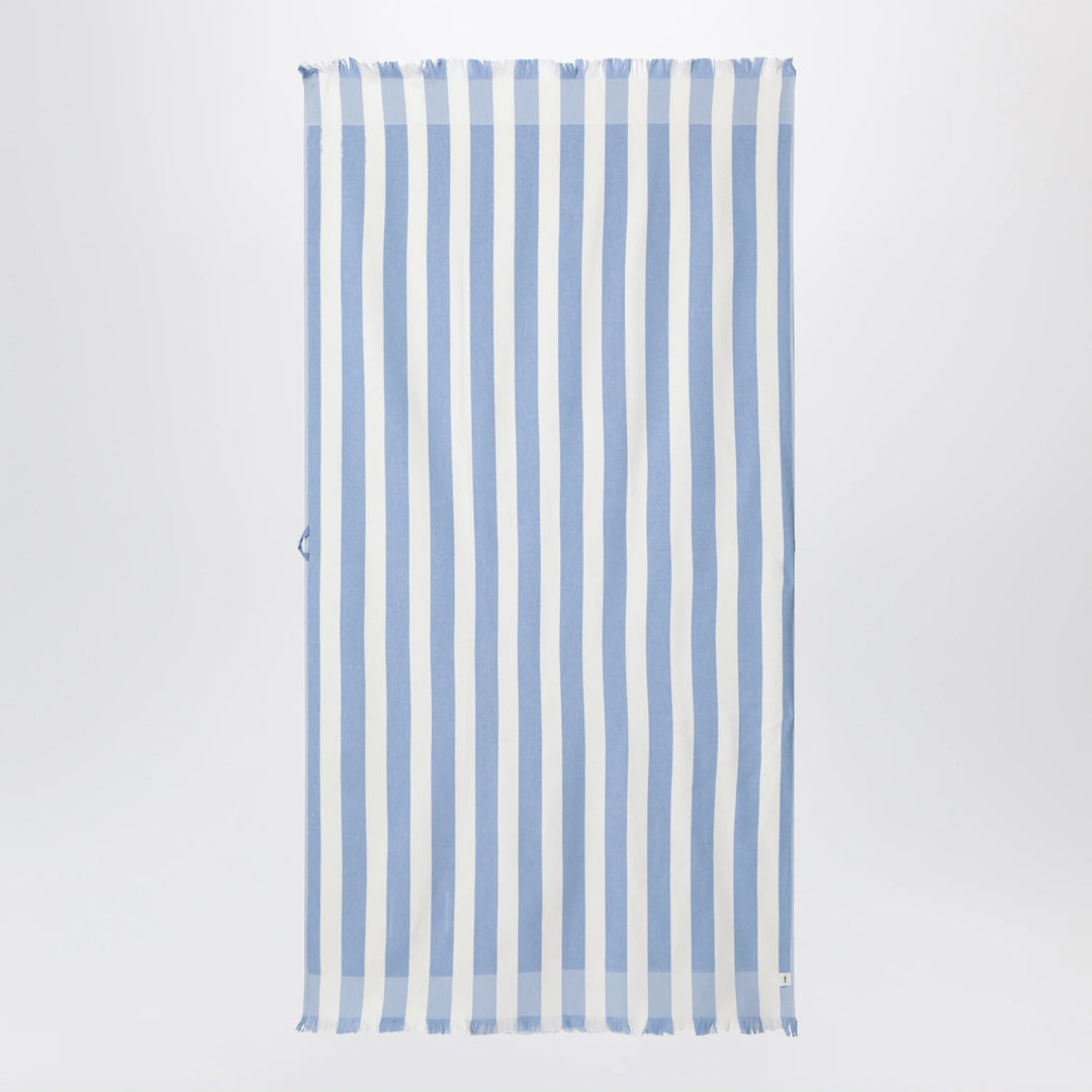 Tekla - Light blue/white striped beach towel