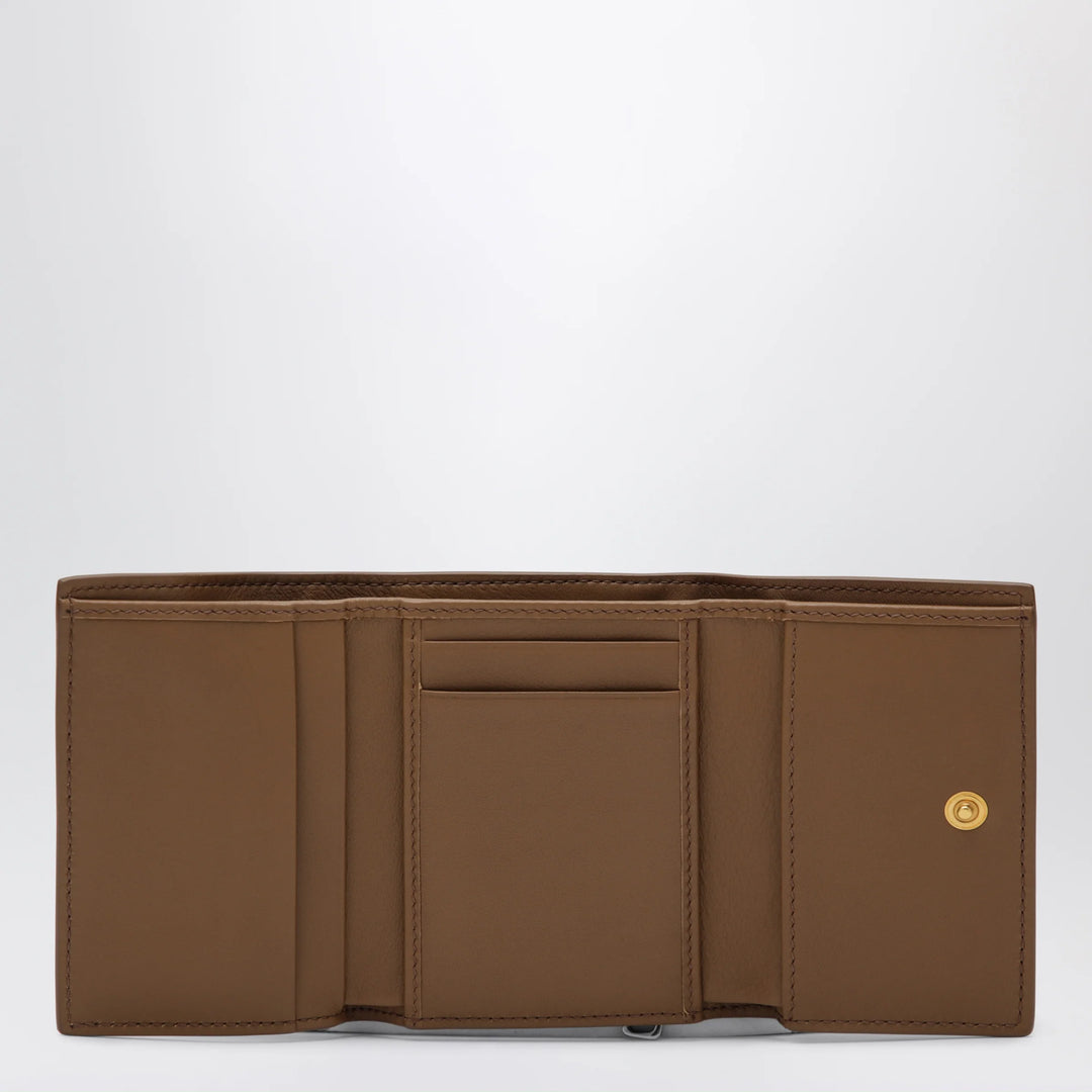 Dolce&amp;Gabbana - Plongé calfskin wallet in caramel