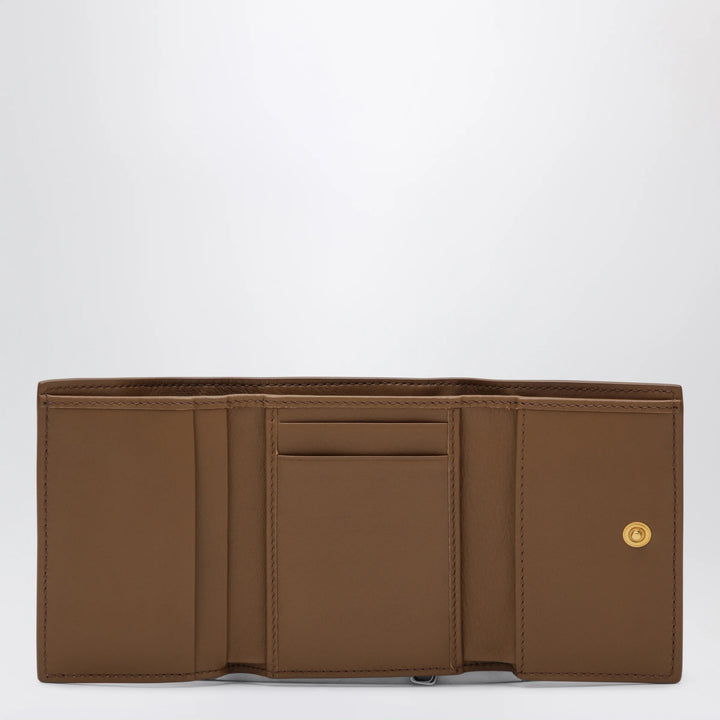 Dolce&amp;Gabbana - Plongé calfskin wallet in caramel