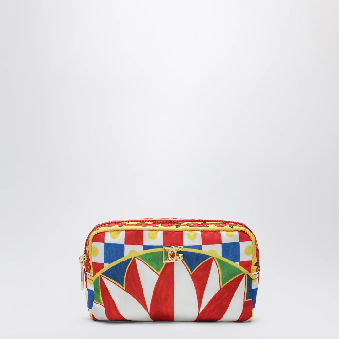 Dolce&amp;Gabbana - Pochette with Sicilian cart print