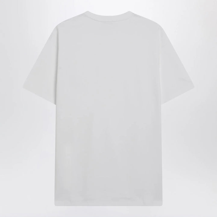 Givenchy - White cotton and silk T-shirt with jacquard logo