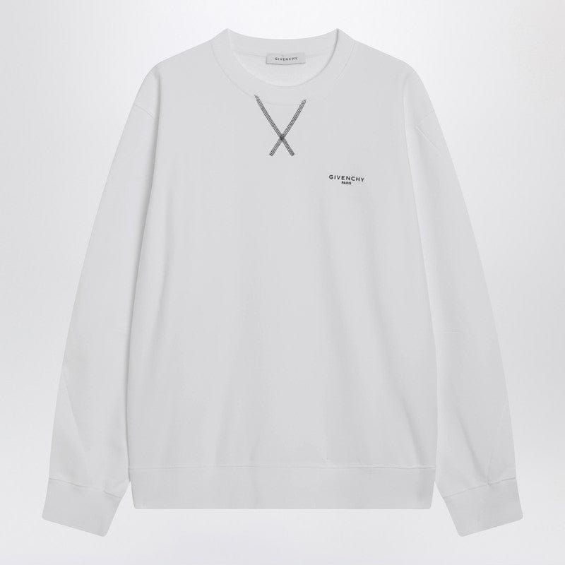 Shirts & Tops Givenchy - White Couture Seam sweatshirt with embroidered logo - XL Brand